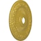 Ekena Millwork Bellona Ceiling Medallion (Fits Canopies up to 3 5/8"), 23 5/8"OD x 3 5/8"ID x 1 1/8"P, Rich Gold CM23BERGS - alternate 2